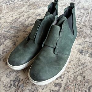 Miz Mooz Women’s Dark Green Leather Sneakers